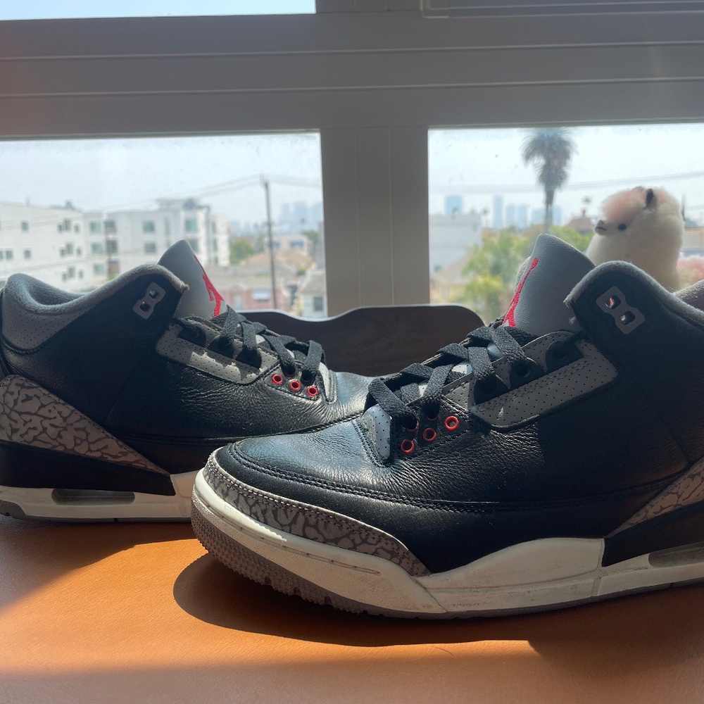 Air Jordan 3 Retro OG 2024 Men’s Size 8.0 Black Cement DN3707-010